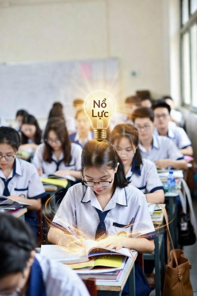 Học sinh ôn tập cho kỳ thi tốt nghiệp THPT 2026